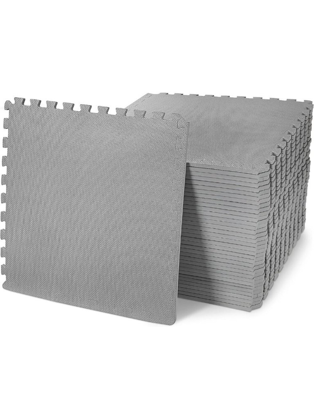 Thick Interlocking Foam Exercise Mat for Home Gym & Kids Play Area - 144 Sq Ft